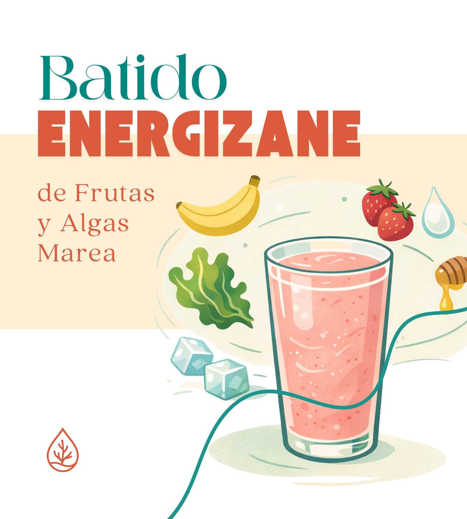 Batido Energizante de Frutas y Algas Marinas